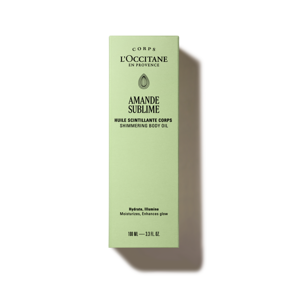 Миндальное мерцающее масло для тела 100мл