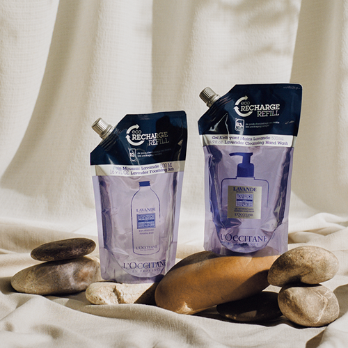 пена для ванны лаванда жидкое мыло для рук и тела сменный блок эко рефилл