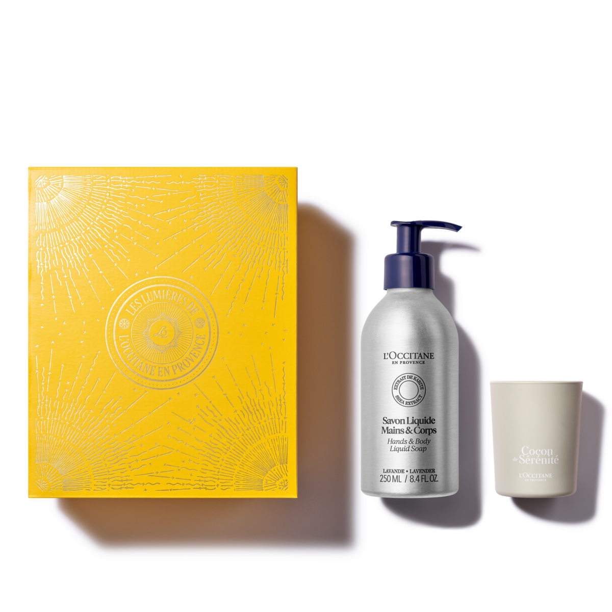 Дуэт из жидкого мыла и свечи