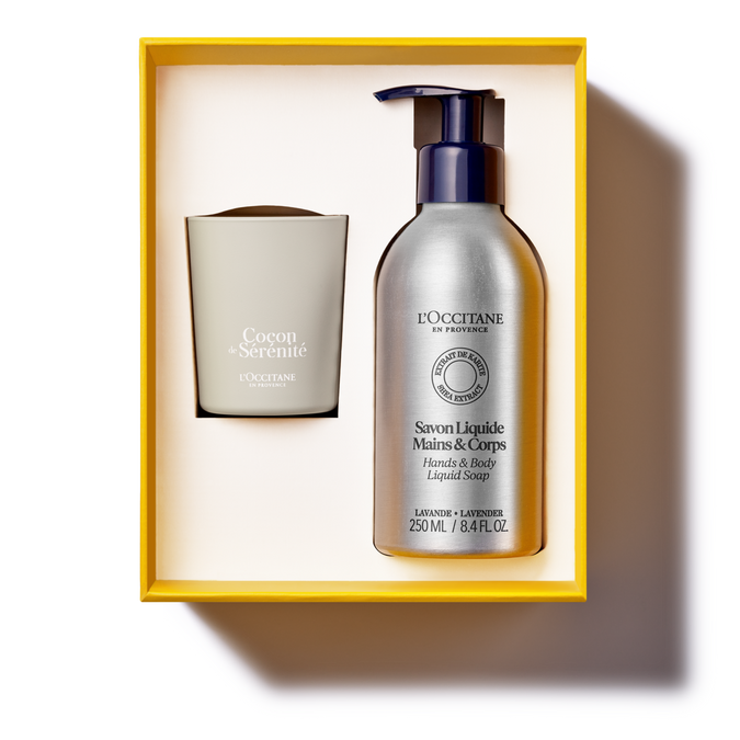 Дуэт из жидкого мыла и свечи