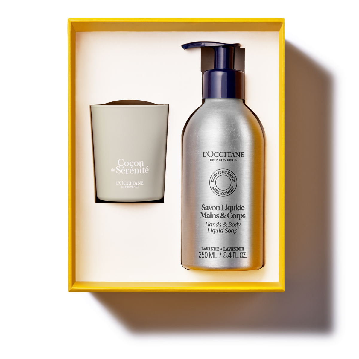 Дуэт из жидкого мыла и свечи