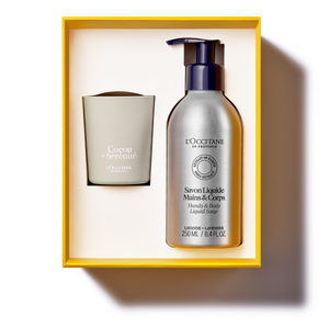 Дуэт из жидкого мыла и свечи