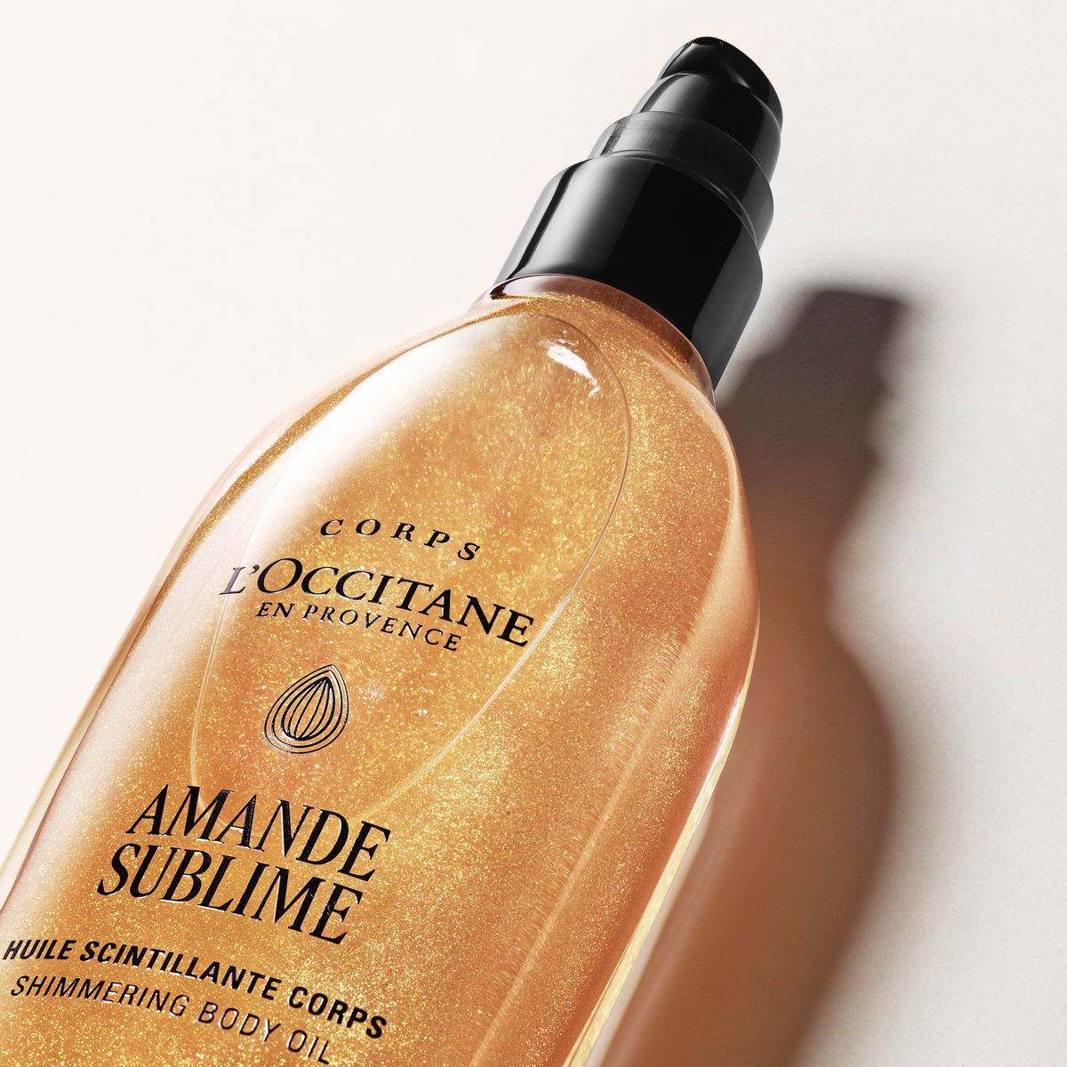 Миндальное мерцающее масло для тела 100мл